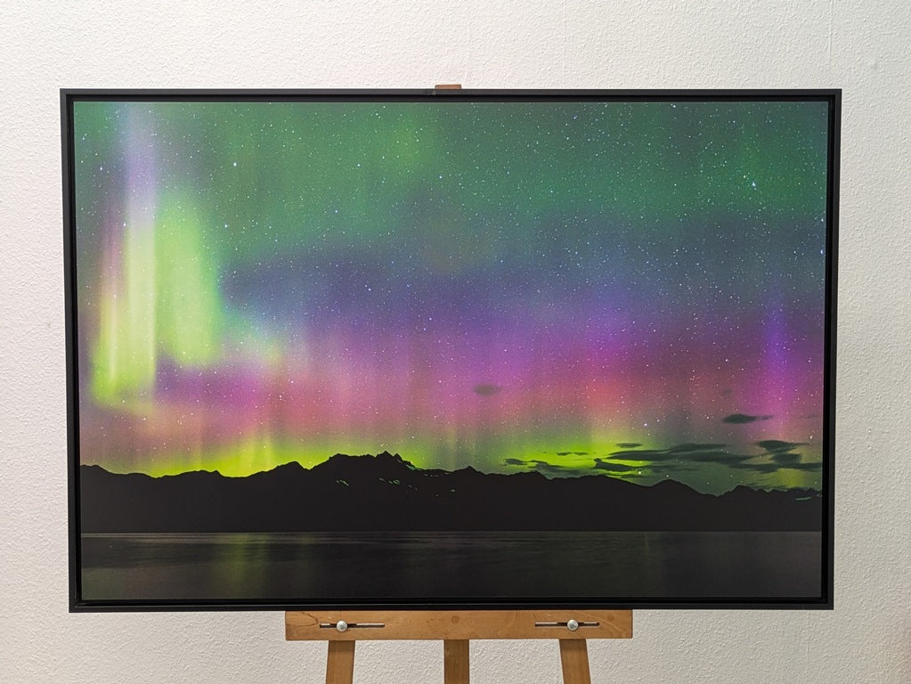 Aurors boréales sur la baie de PWS