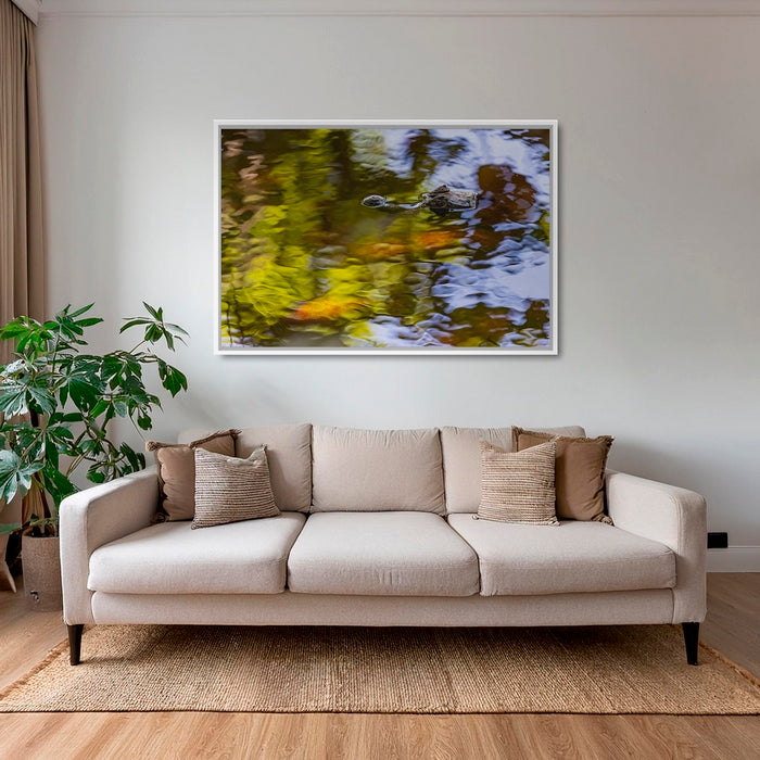 Caïman en peinture
