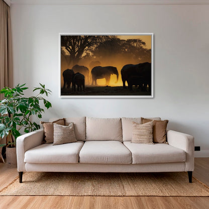 Géant et lumière d'or