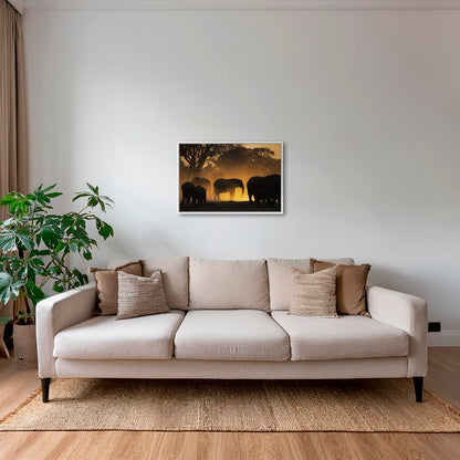 Géant et lumière d'or