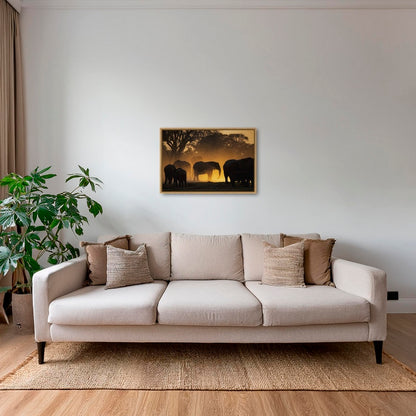 Géant et lumière d'or