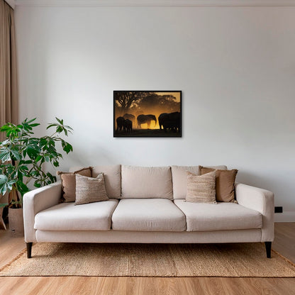 Géant et lumière d'or