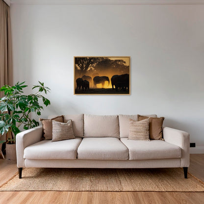 Géant et lumière d'or