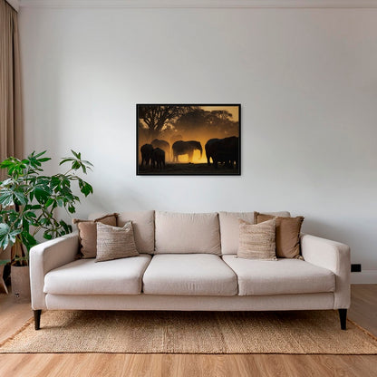 Géant et lumière d'or