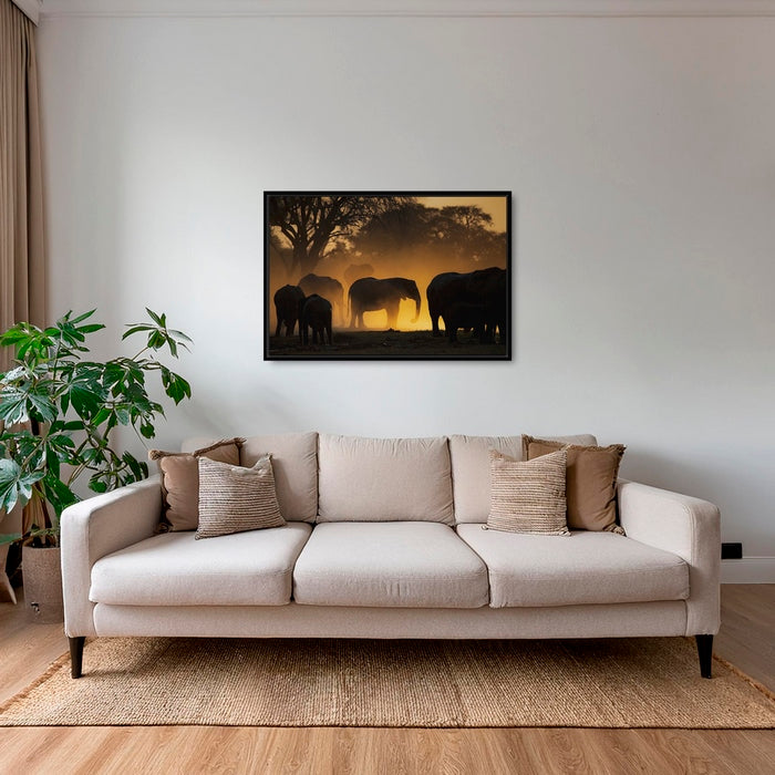 Géant et lumière d'or