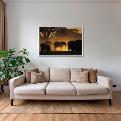 Géant et lumière d'or