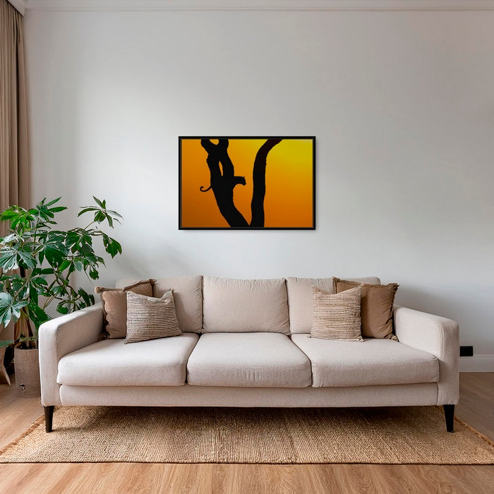 Silhouette féline