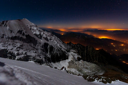 Aiguille de Bionnassay de nuit