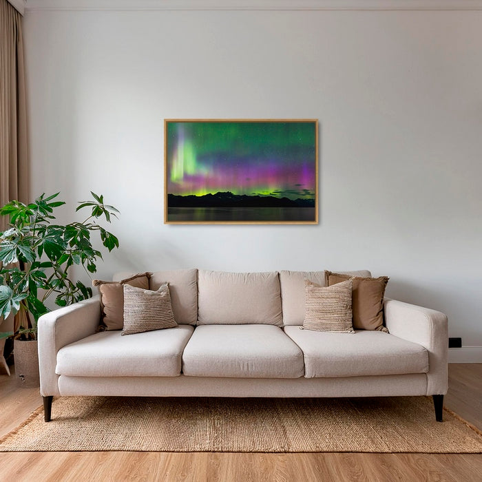 Aurores boréales sur la baie de PWS