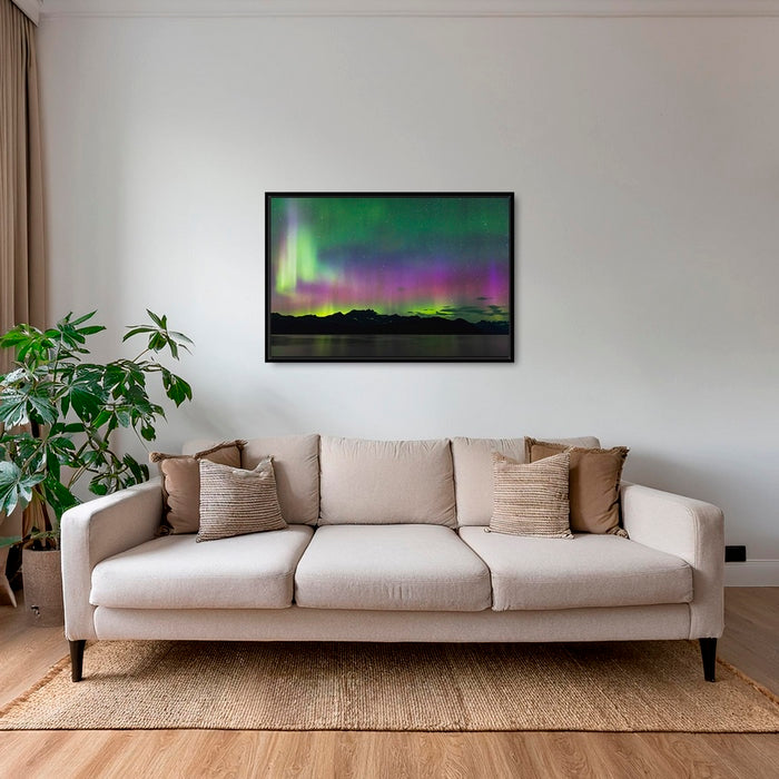 Aurores boréales sur la baie de PWS