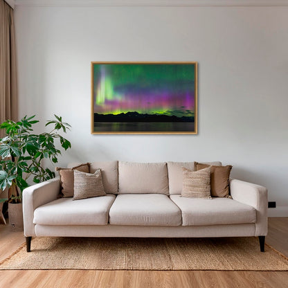 Aurores boréales sur la baie de PWS