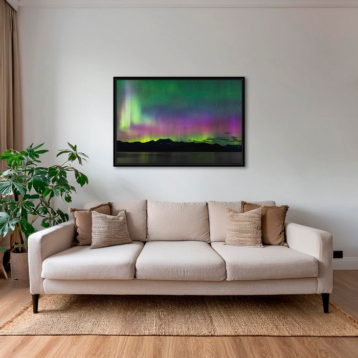 Aurores boréales sur la baie de PWS