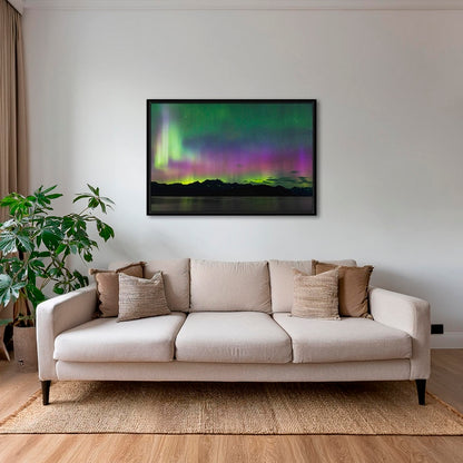 Aurores boréales sur la baie de PWS