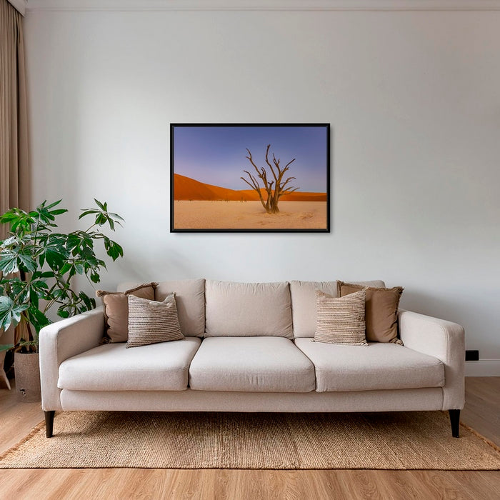 Douce lumière sur le Deadvlei