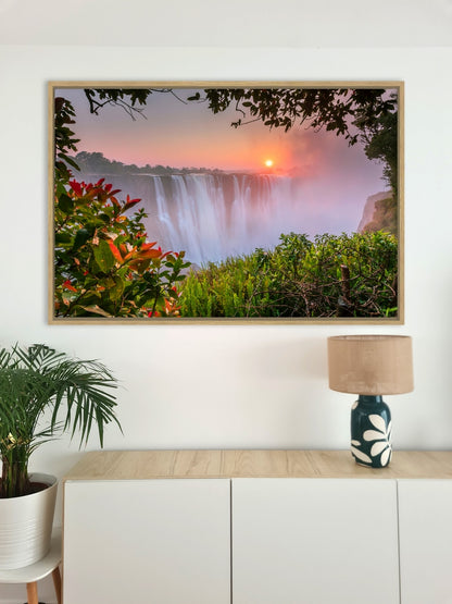 Lever de rideau sur les chutes