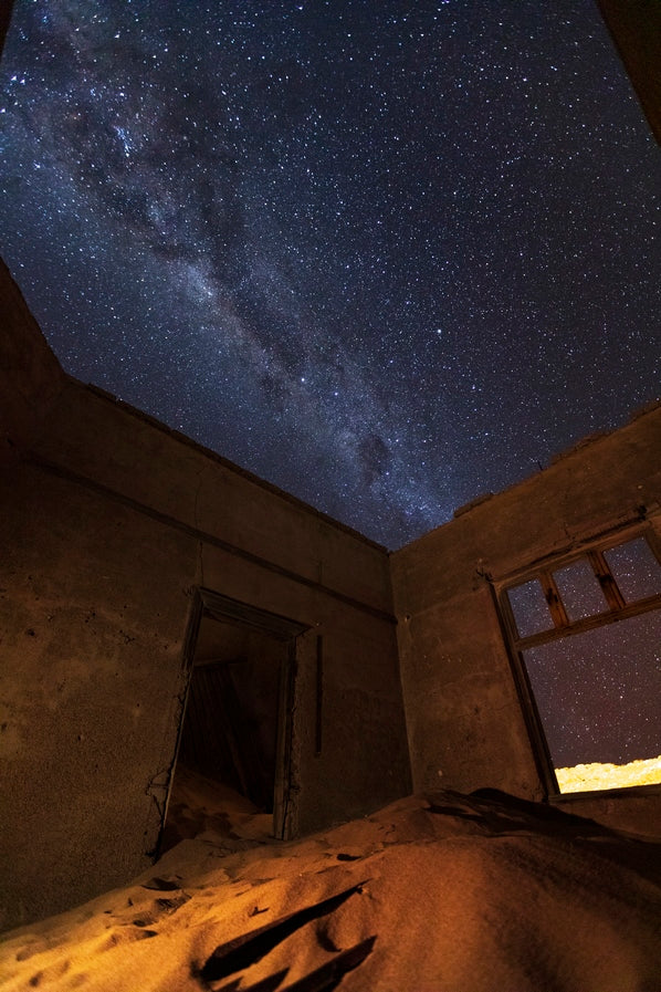 Nuit dans Kolmanskop