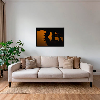 Silhouette à cornes