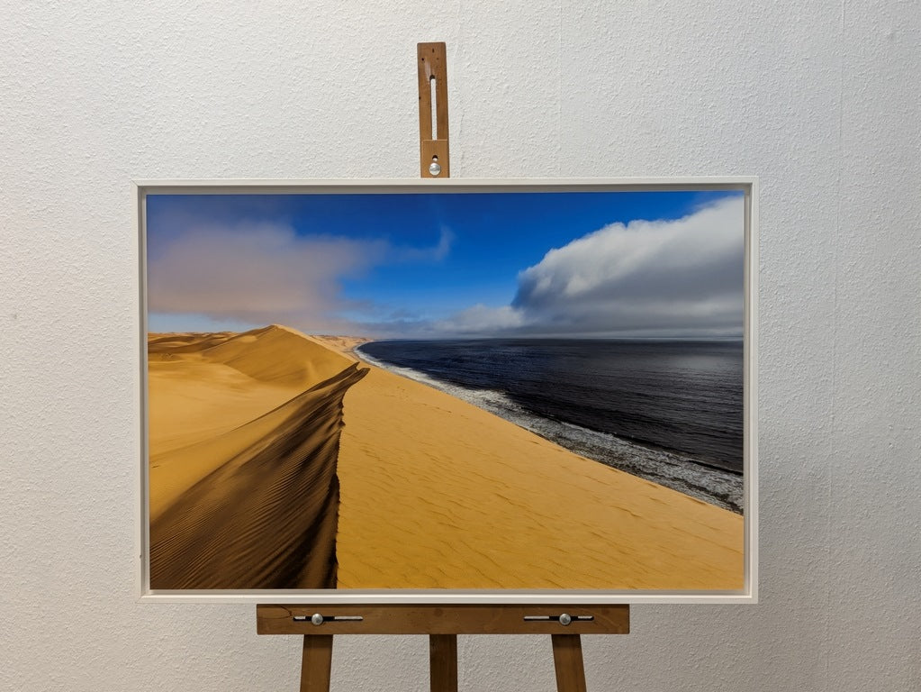 Nuages, dunes et océan