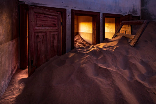 Premières lueurs sur Kolmanskop